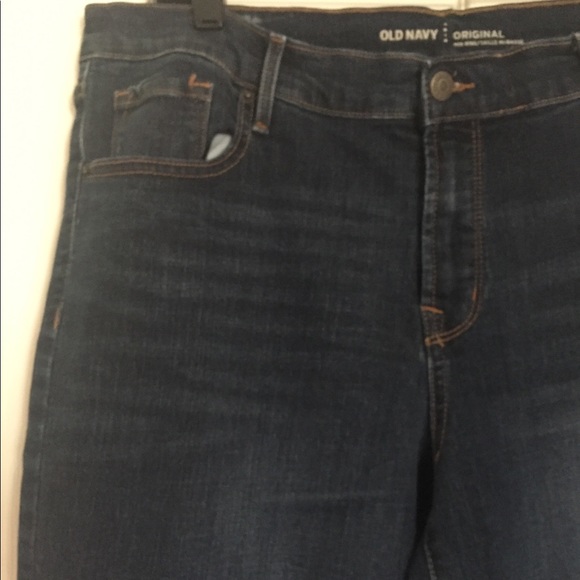 NWOT Old Navy dark denim bootcut jeans 16 short - Picture 9 of 14